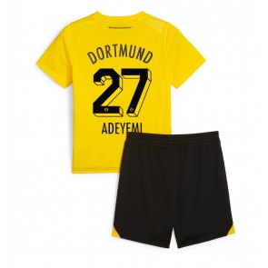 Borussia Dortmund Karim Adeyemi #27 Replika Babytøj Hjemmebanesæt Børn 2023-24 Kortærmet (+ Korte bukser)